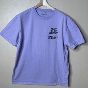 DJ Khaled x Snipes We The Best Shirt Adult 2XL Purple Short Sleeve Crewneck